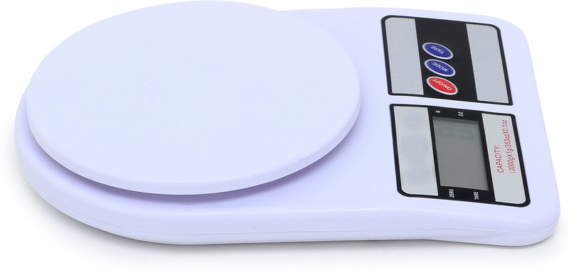 DR. SRADISH Electronic Digital 1Gram-10 Kg Weight Scale for measuring fruits, Vegetable Weighing Scale(White)