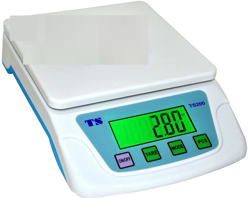 WEIGHOUSE 10KG Digital Kitchen Weight Scale With 2 AA Battereis & USB Cabel For Home&Shop Weighing Scale(White)