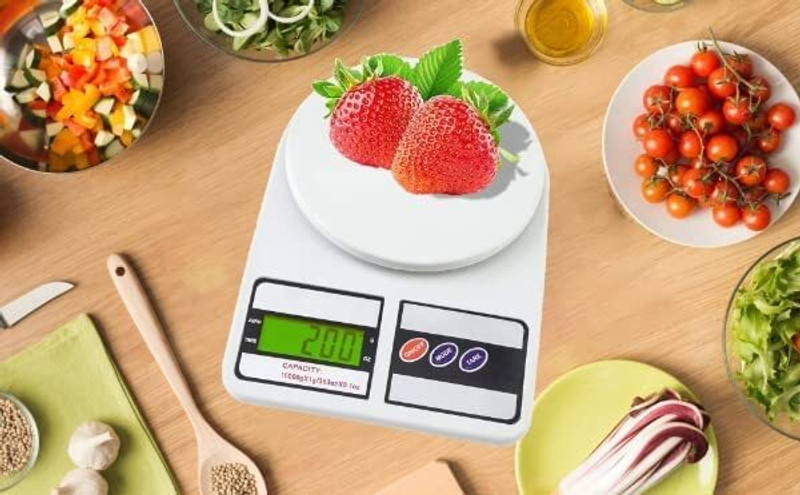 FIMTOWN Digital Kitchen Weighing Scale & Food Weight Machine for Health Weighing Scale(White)