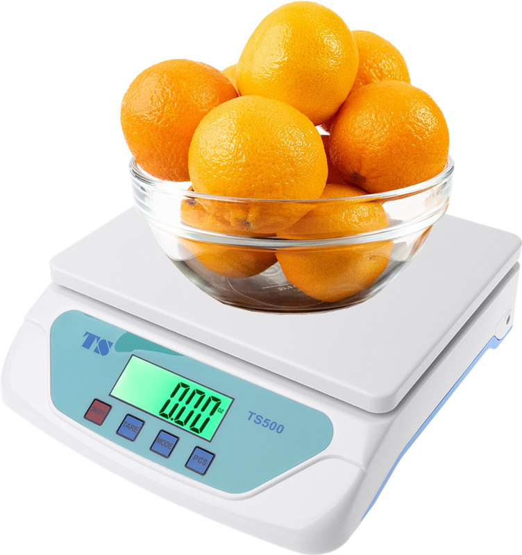 ACU-CHECK 30Kg Electronic Compact Scale Digital Kitchen Weighing Scale Electronic Scale Weighing Scale(White)