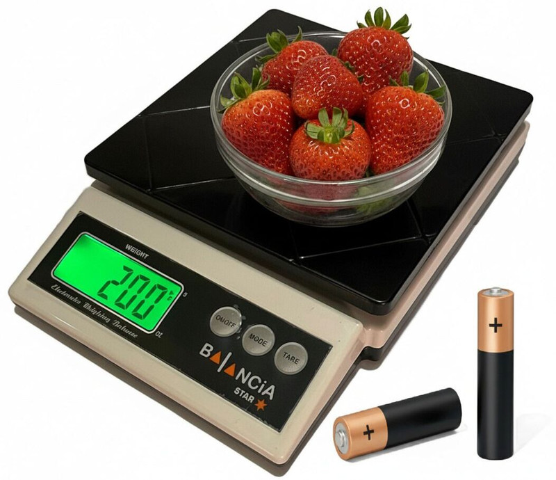 VBR's Group 10Kg Smart Kitchen Scale with Backlit LCD & Multiple Unit Modes Battery Powered Weighing Scale(Multicolor)