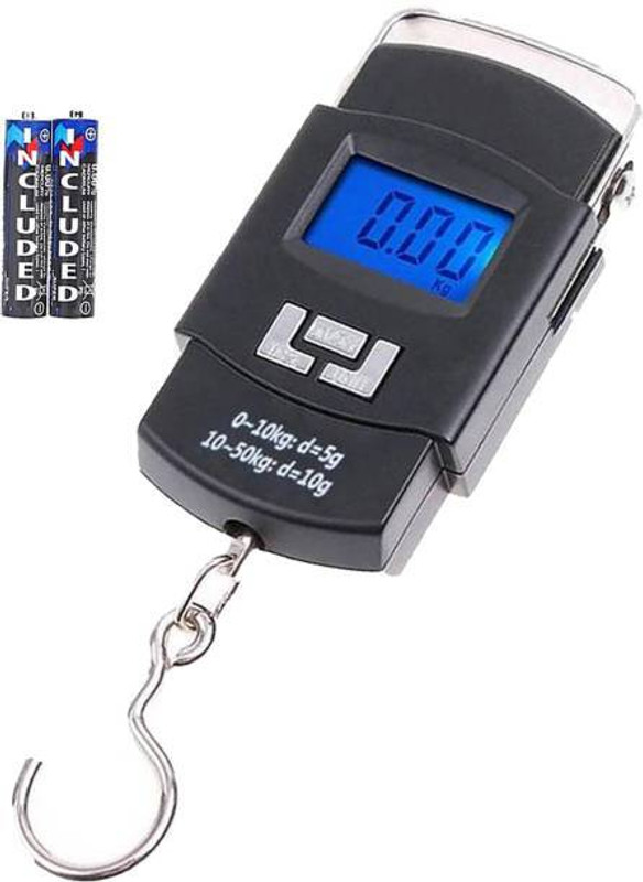 Kelo 50Kg Weighing Scale For Luggage MB220425 Weighing Scale(Black)