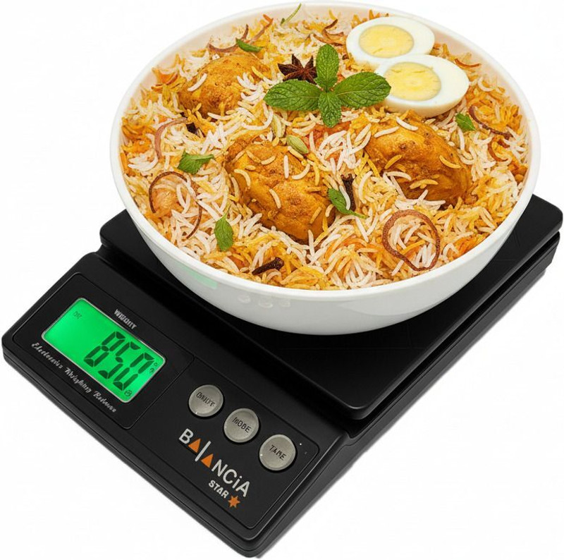 VBR's Group 10kg(gr) Star Balancia With High Precision accuracy for Home & Kitchen Weighing Scale(Black)