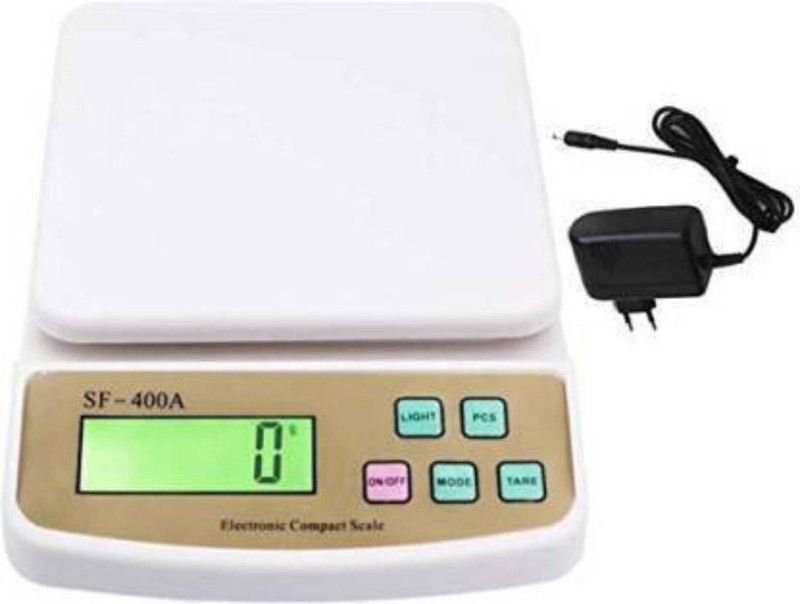 HEAREAL HEALTH CARE Electronic Digital 1Gram-10 Kg Weight Scale Lcd Kitchen Weight Scale Machine Measure for measuring fruits, Food, Vegetable Weighing Scale(White)