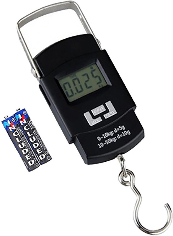 TodayAndCo Weighing Scale Digital Portable Hook Type 50Kg C1149QA Weighing Scale(Black)