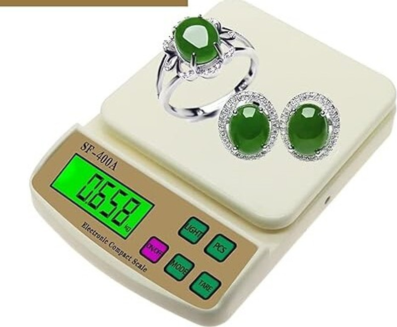 REXBURG Portable Kitchen Weighing Scale With 1g Accuracy Weighing Scale(White)