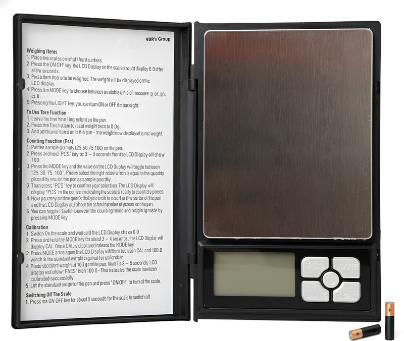NIBBIN 500gr x 0.01mg Digital Jewellery Scale With 2 Battery for Lab, Gems & Silver Weighing Scale(Black)