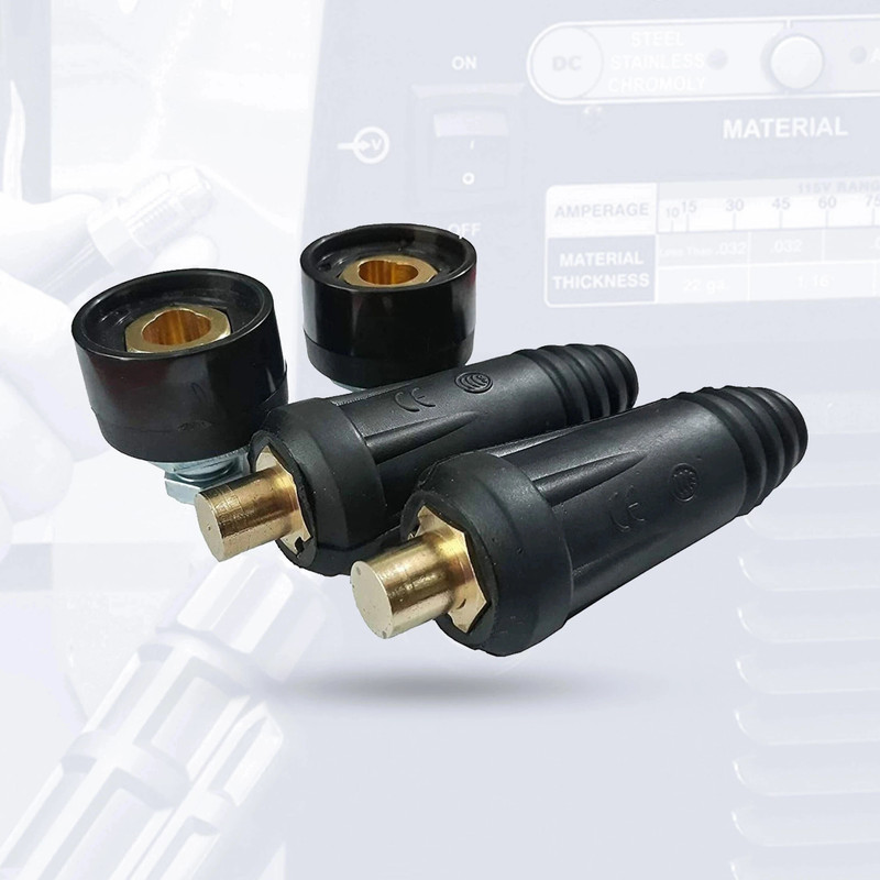 Hillgrove HGACC41M2 Plug Adapter for Fitting Cable Connector (Male&Female) Inverter Welding Machine