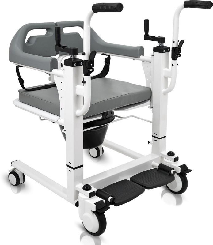 KosmoCare Premium Imported Patient Lift & Transfer Wheelchair For Bedridden Patient Manual Wheelchair(Attendant-propelled Wheelchair)