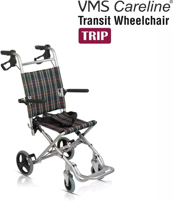 VMS Careline Trip Wheelchair Manual Wheelchair(Attendant-propelled Wheelchair)