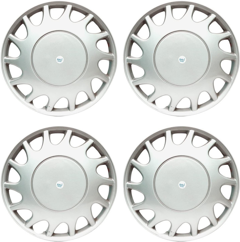 Panewaj Silver 12" inch ALTO-EXPO Wheel Cover/Hubcaps, Set of 4 Piece Wheel Cover For NA TUV 300 Plus P8 Diesel(12.0 inch)