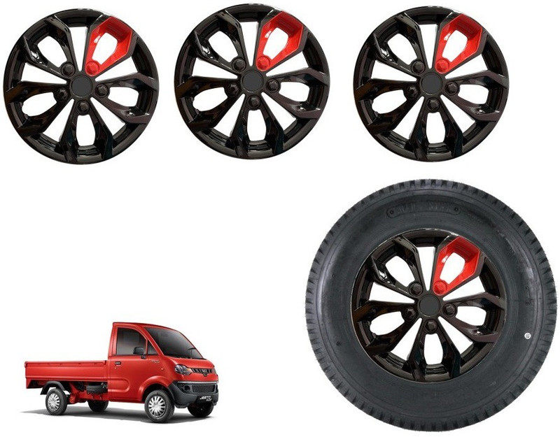 HUDMOZ JEETO 12 Inches FBCP Wheel Caps / Hubcaps Wheel Cover For Mahindra 800(12.0 inch)