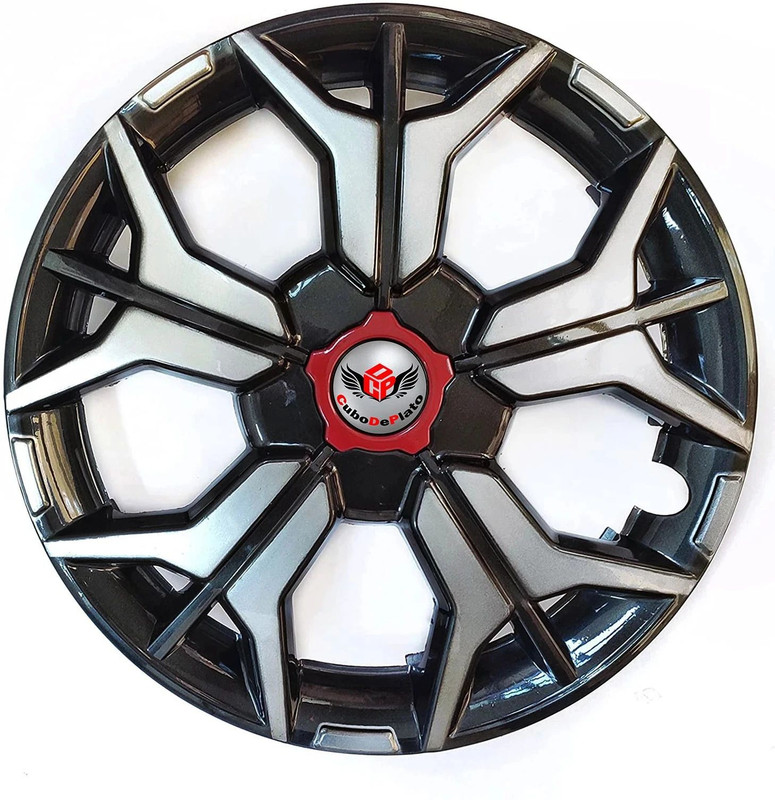 CuboDePlato SharpDc Wheel Cover 15In Punch Wheel Cover For Tata Universal For Car(15.0 inch)