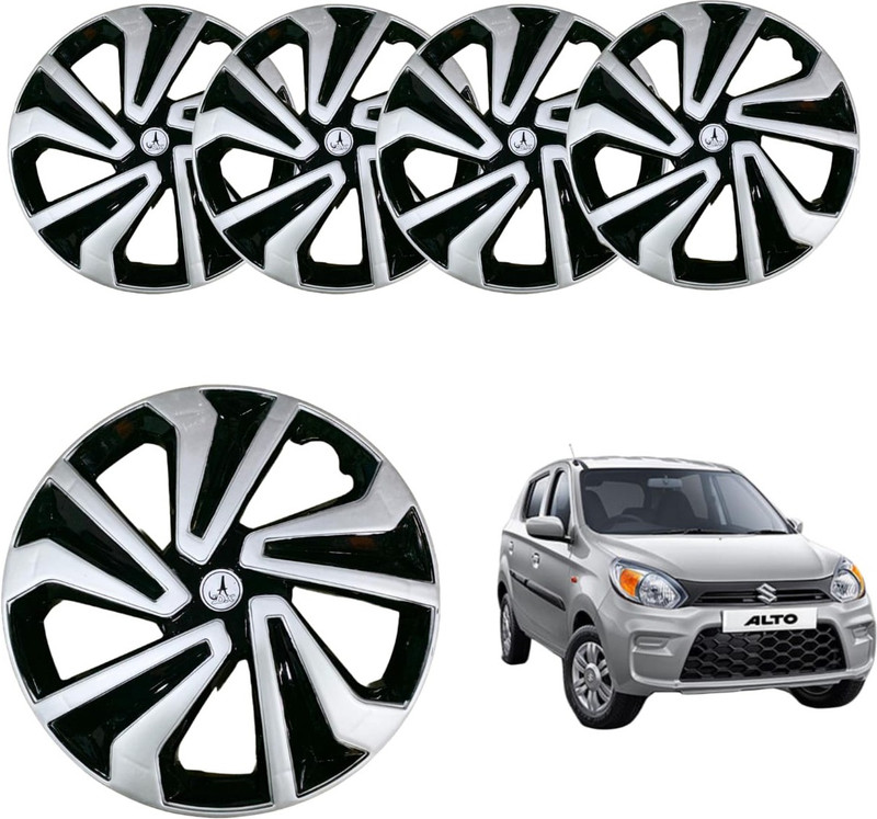 KYZO CAR WHEEL CAP/ WHEEL COVER CORONA DEGINE (Å) "DOUBLE COLOR" 12 INCHI Wheel Cover For Maruti Alto, Zen Lxi, Alto 800 LX(12.0 inch)