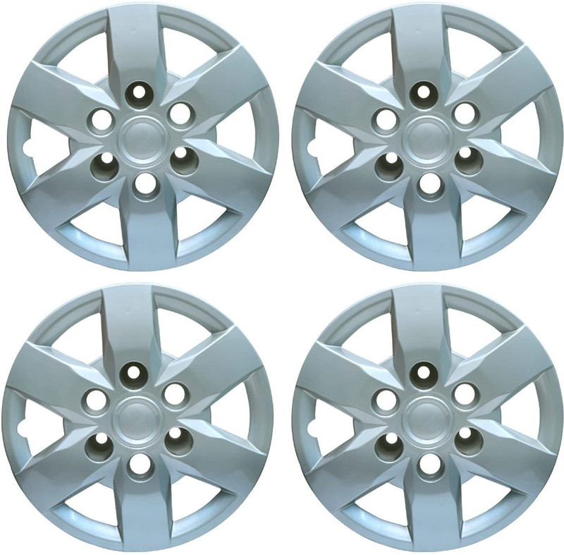 Panewaj Unbreakable 15" inch compatiable Chevrolet Tavera Wheel Cover/Caps Silver 4 pc Wheel Cover For NA Tavera(15.0 inch)