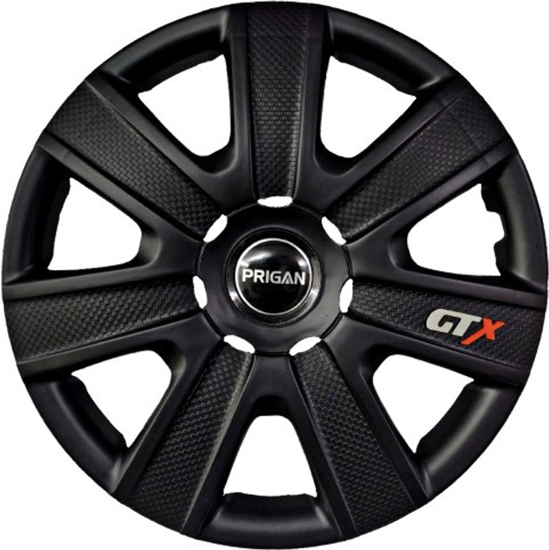 PRIGAN GTX BLACK 14 INCH Wheel Cover For Universal For Car NA(14.0 inch)