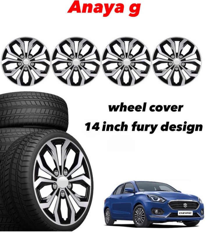 ANAYA G Wheel Cover for Maruti Swift Dzire 14 inch heavy quality 14inch fury Wheel Cover For Maruti Swift Dzire(14.0 inch)