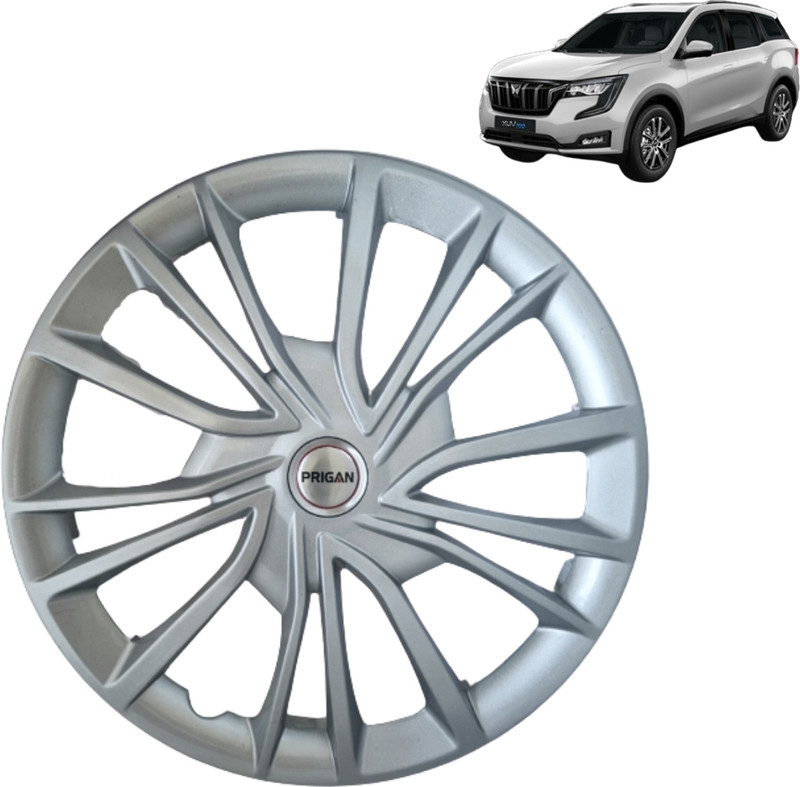 PRIGAN XUV 700 XV7 Silver 17 INCH Wheel Cover For Mahindra Universal For Car(17.0 inch)