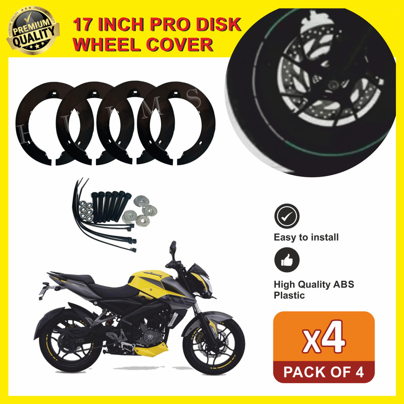 Huims Universal Front/Rear Pro Disc Wheel Cover 17 Inch Wheel Cover For NA NA(16.9 inch)