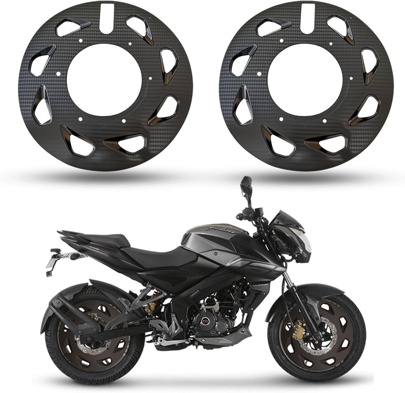 DAZZRIDE Ducati Carbon Patern 17"Wheel Cover for PulsarNS-160&All Universal bike 4Pcs Set Wheel Cover For Bajaj NA(17.0 inch)