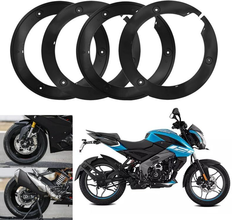 TRADE HUNTER Pro Disc Wheel Cover for Pulsar, Bajaj, ns 200, 180, rs 200, Pulsar N160, KTM Wheel Cover For Bajaj NA(6.7 inch)