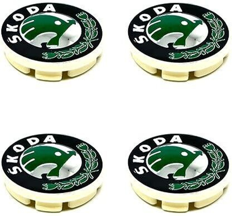 KDTRD OGL Quality Wheel Cap/Wheel Hub Cap for Skoda All Old Model Wheel Cover For Skoda Fabia, Superb, Yeti, Laura, Rapid(2.1 inch)