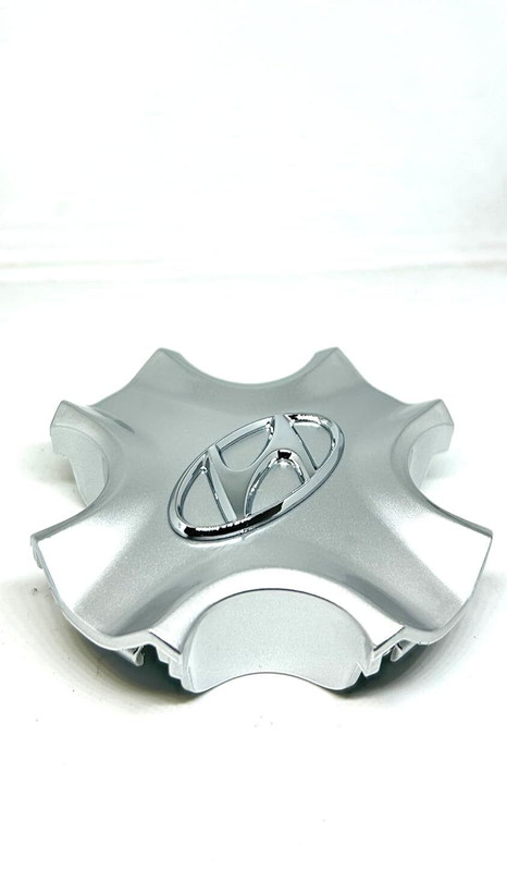 KDTRD Genuine Alloy Wheel Cap/Wheel Hub Caps Compatible Silver 1Pc Wheel Cover For HYUNDAI Verna Fluidic(1.6 inch)