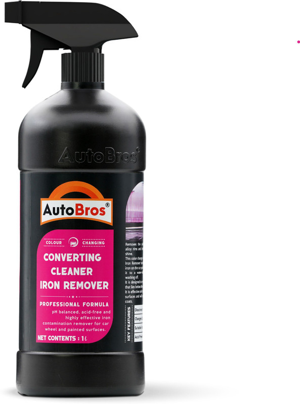 AutoBros Alloy Rim Cleaner & Iron Remover, Restores Alloy Rim Shine, Acid Free 1 L Wheel Tire Cleaner(Pack of 1)