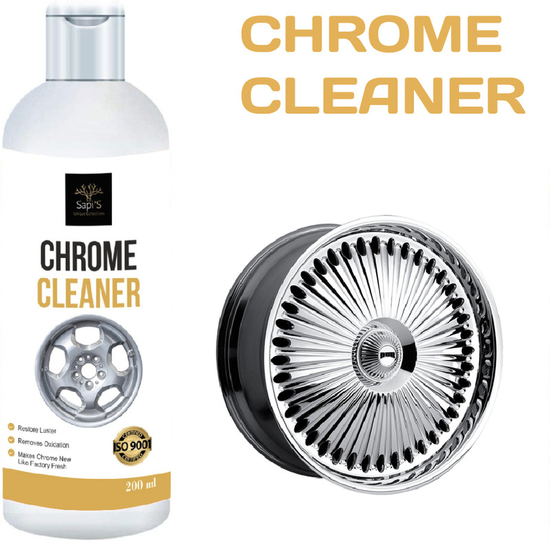 SAPI'S Chrome Cleaner For Wheel Alloy , Chrome ,Handle Spark Plug Cleaner