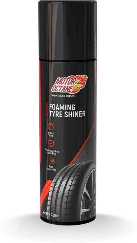 MOTOROCTANE Cleans Dirt Instantly & Restores Showroom-Like Wet Black Finish 250 ml Wheel Tire Cleaner(Pack of 1)