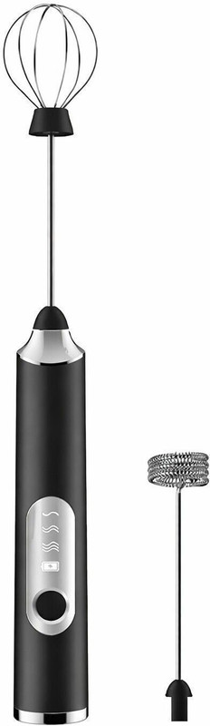 TINUMS Coffee Frother Electric with Double Whisk | Coffee Maker Stainless Steel Cage Whisk