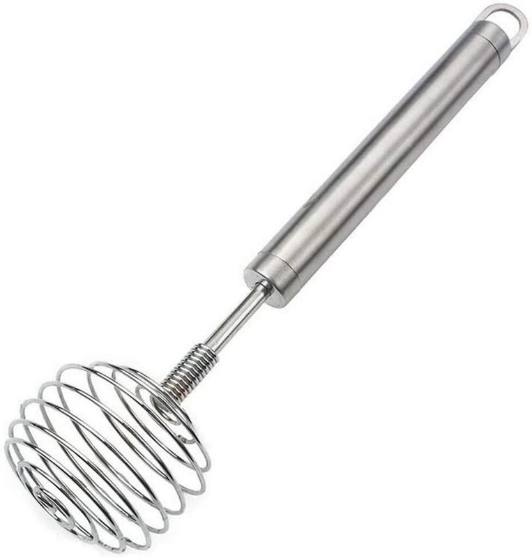 BHADIYADRA EMPIRE Steel Wire Egg Whisk Hand Egg Mixer Eggbeater Whisking Blender Stirring Beater Stainless Steel Spiral Whisk