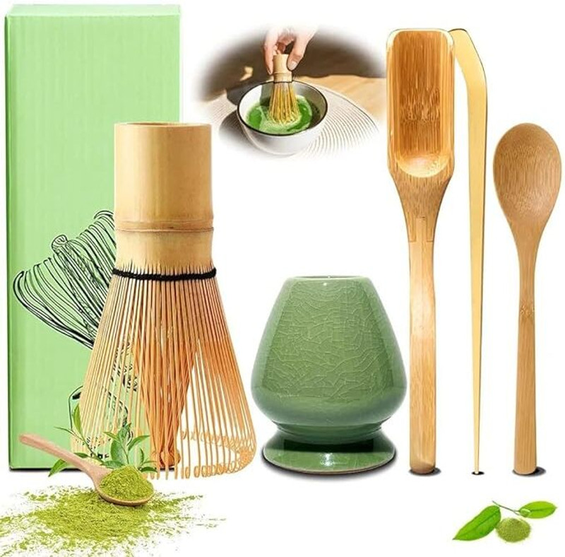 Jiyancreation Bamboo Whisk Suitable for Matcha Lovers Bamboo Balloon Whisk