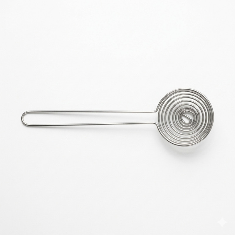 Daily Home Needs Stainless Steel Beater Whisk ? Durable SS Egg Whisk Kitchen Tool Aluminium Spiral Whisk