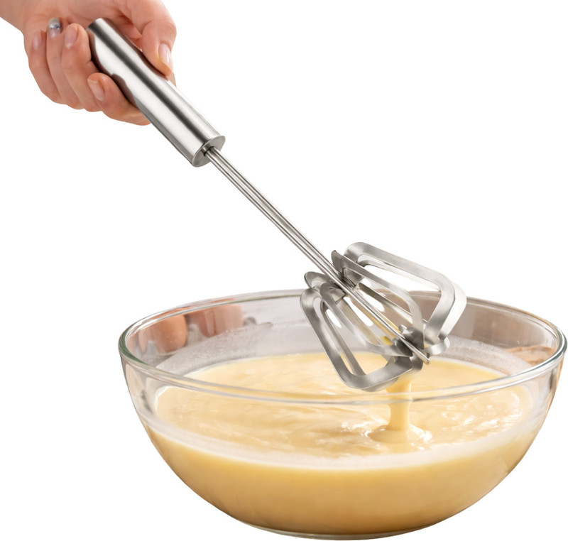 KAJPRA Stainless Steel Hand Whisk Blender For Egg, Coffee & Cream Stainless Steel Balloon Whisk