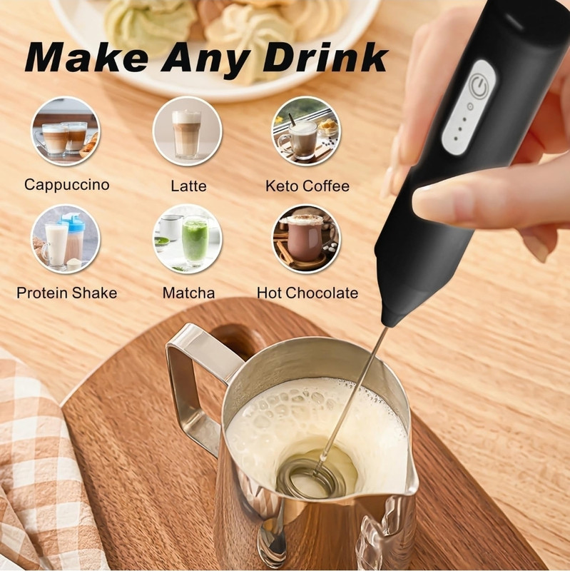 Zangetsu Coffee beater Plastic, Stainless Steel Coil Whisk
