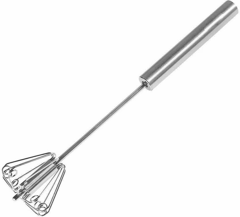 SHIMATI Stainless Steel Whisks, Hand Push Whisk Blender Stainless Steel French Whisk
