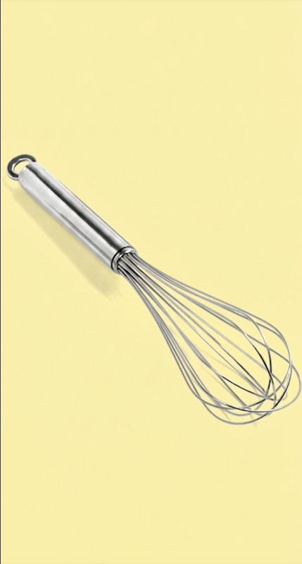 Aky global Egg beater Stainless Steel Flat Whisk
