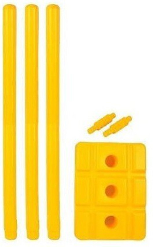ARI HEAVY PLASTIC CRICKET STUMPS SET(Yellow)