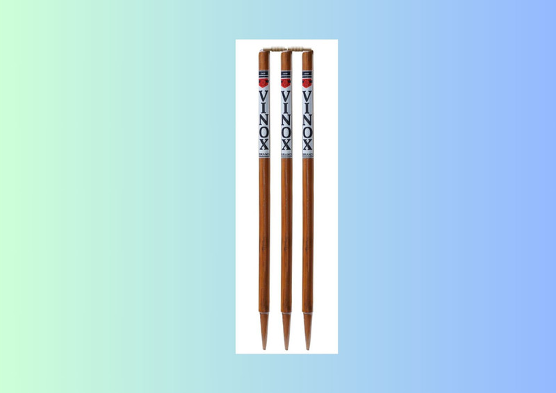 vinox MUKUND WODDEN CRICKET STUMPS(Brown)
