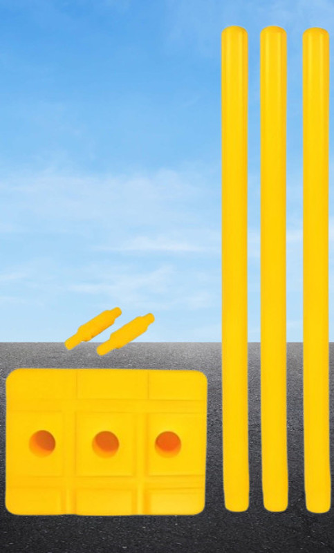 Rweiler PVC _Cricket_Plastic wicket_0P63(Yellow)
