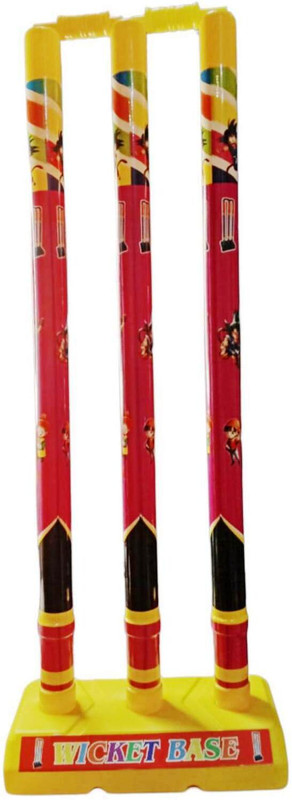 Anika 30 Inches,Durable, Full Size Cricket Wicket Set for Indoor and Outdoor(Multicolor)