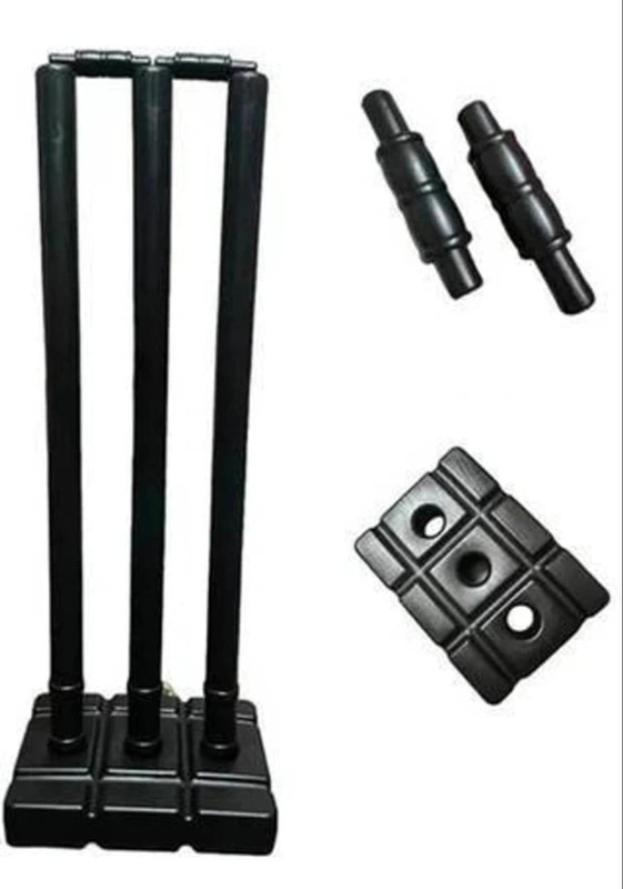 SportskartX Classic Black Plastic Cricket Stumps(Black)