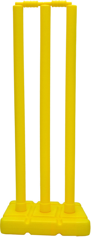 Manboc Plastic Cricket Stump Set(Yellow)