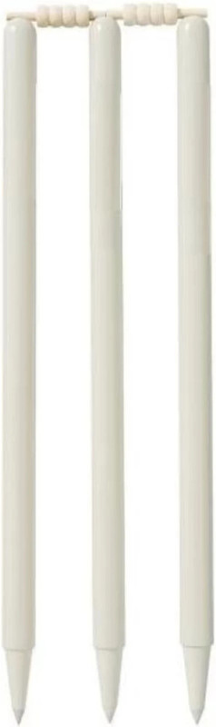 vinox Wooden Stumps cricket wicket(White)