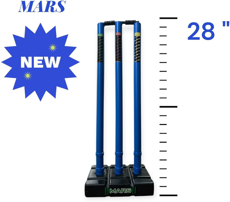 MARS BLUE MOON WICKET SET(Blue, Black)