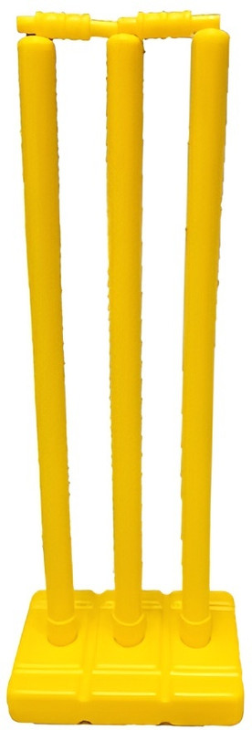 kushwaha traders cricket wicket stump(Yellow)