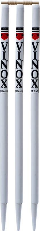 vinox Full size Stumps set with Bails For Adults(White)