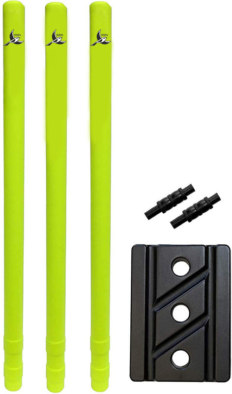 Koel CRICKET WICKET 3 STUMPS | 1 STUMPS STAND | 2 BALES Cricket Kit