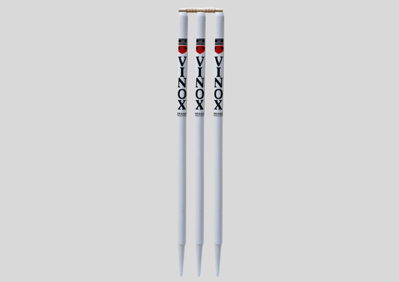 vinox fitindia wodden wicket/stump set(White)
